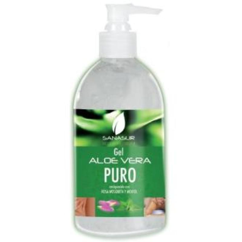 GEL ALOE VERA con rosa mosqueta y mentol 500ml.