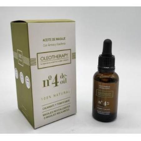 ACEITE DESCONTRACTURANTE Nº 4 con arnica ECO 30ml.