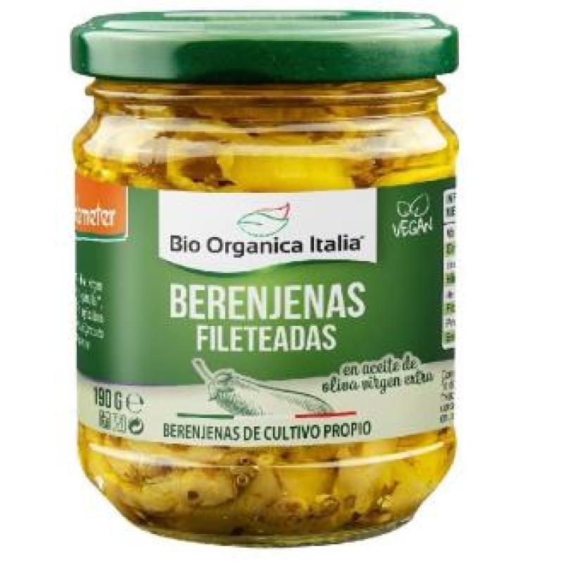 BERENJENAS en aceite 190gr. DEMETER