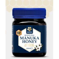 MIEL DE MANUKA RAW MGO 250+ monofloral 250gr.