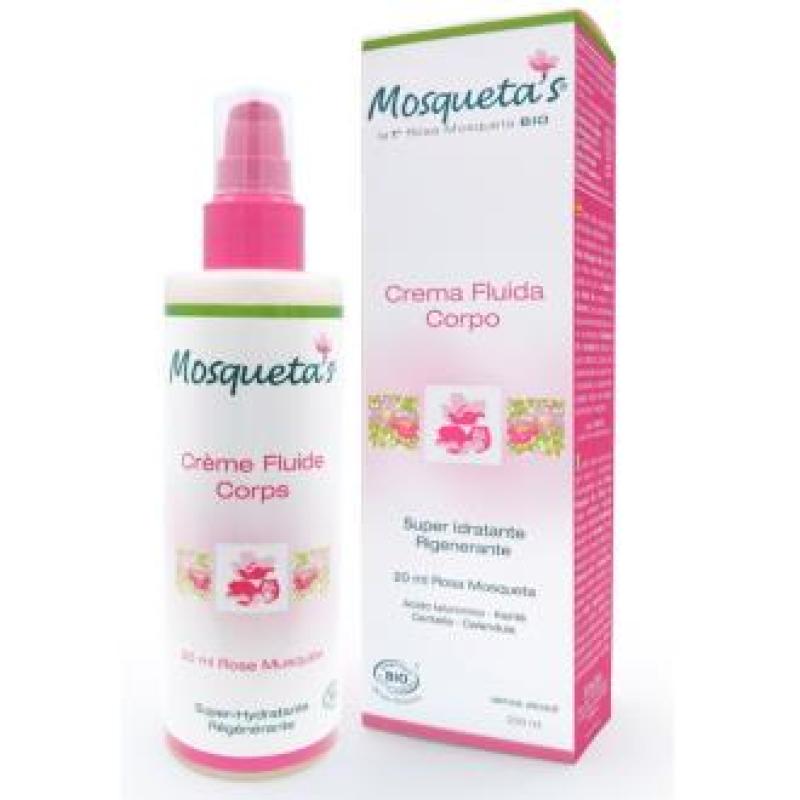 ROSA MOSQUETA crema fluida cuerpo hidratante 200ml