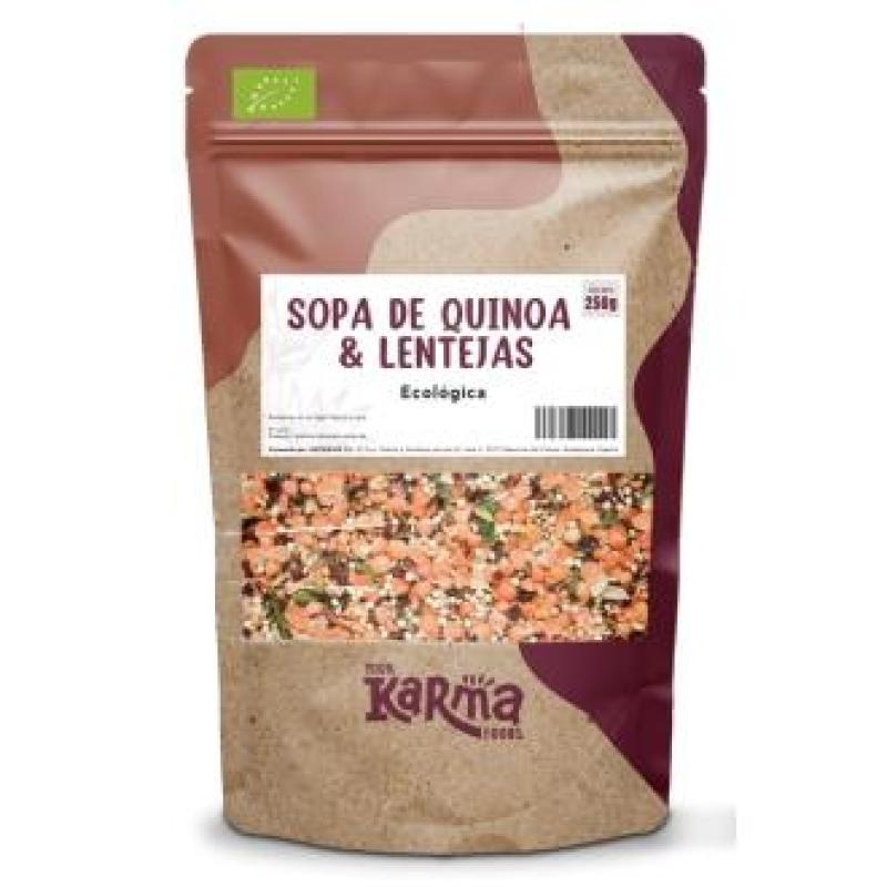 SOPA DE QUINOA Y LENTEJAS 250gr. ECO VEGAN