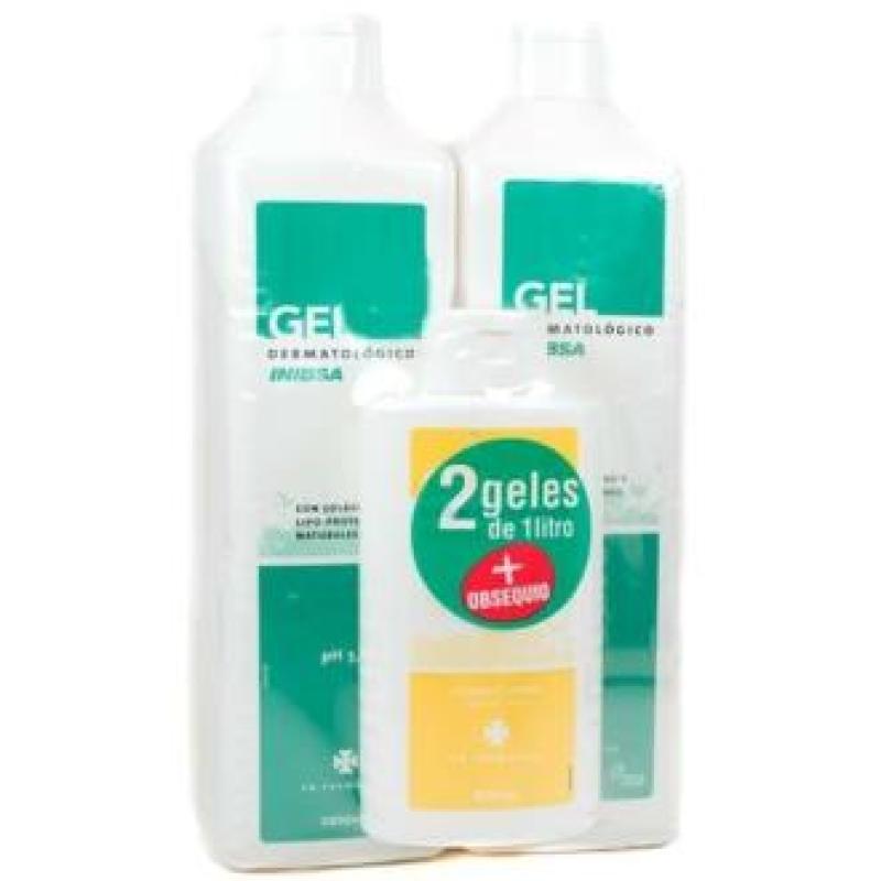 INIBSA PACK 2 geles + champu 200ml.