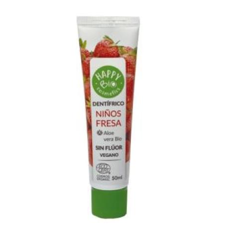 DENTIFRICO NIÑOS fresa sin fluor 50ml. ECO