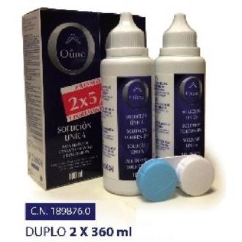 OUNE solucion unica lentillas pack 2x360ml.