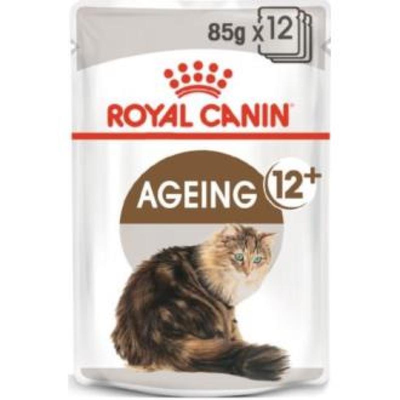 ROYAL FELINE AGEING +12 POUCH CAJA 12X85gr.