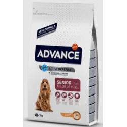 ADVANCE CANINE SENIOR MEDIUM POLLO ARROZ 3kg.