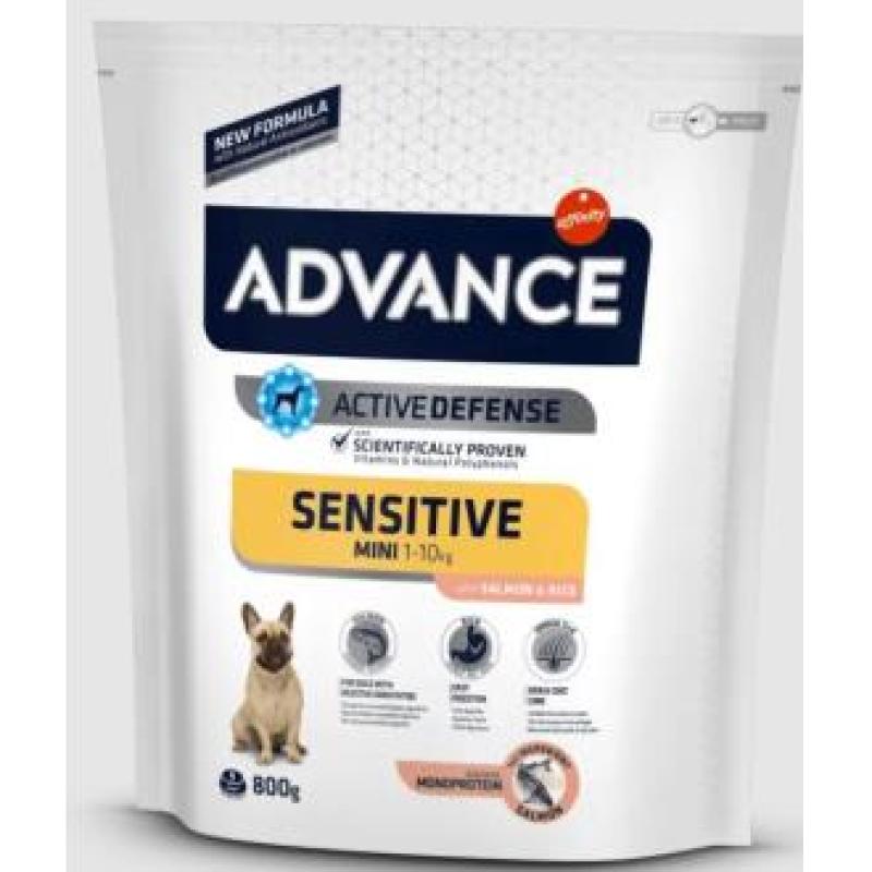 ADVANCE CANINE ADULT MINI SENSITIVE SALMON 800gr.