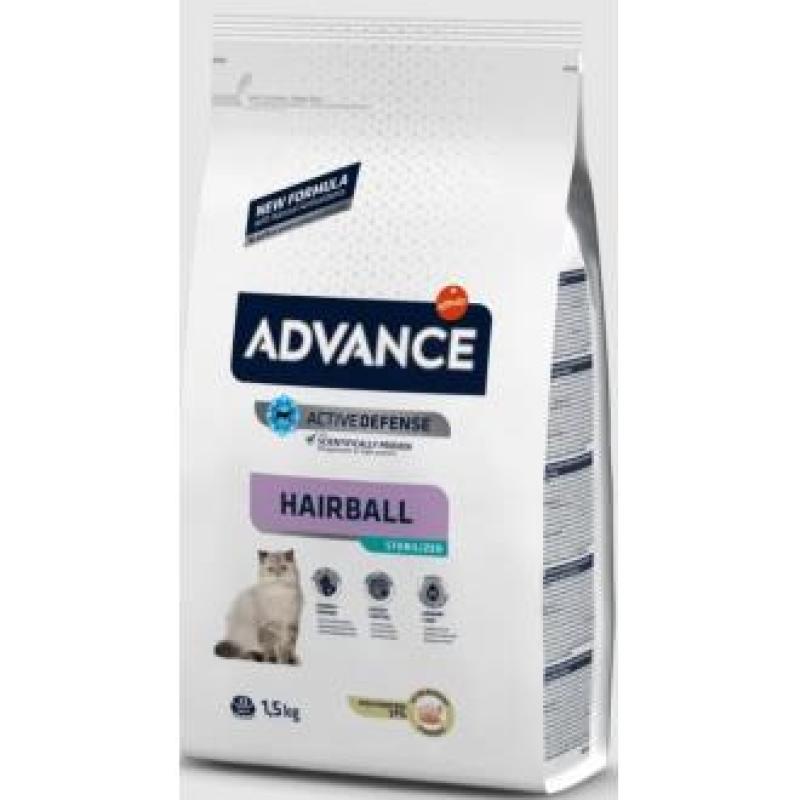 ADVANCE FELINE STERILISED HAIRBALL 1,5kg.