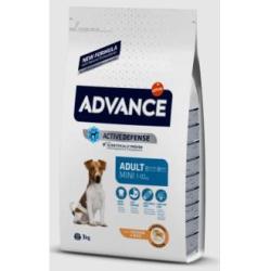 ADVANCE CANINE ADULT MINI POLLO ARROZ 3kg.