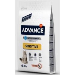 ADVANCE FELINE ADULT SALMON ARROZ SENSITIV 10kg.