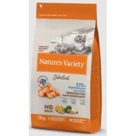 NATURE´S VARIETY FELINE ADULT SALMON 1,25kg.