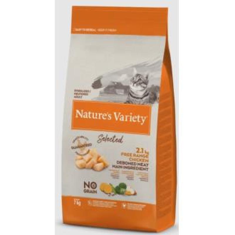 NATURE´S VARIETY FELINE ADULT STERIL POLLO 7kg.