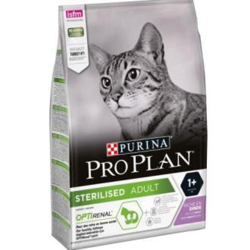 PRO PLAN FELINE ADULT STERILISED PAVO 3kg.