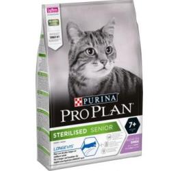 PRO PLAN FELINE ADULT STERILISED +7 PAVO 3kg.