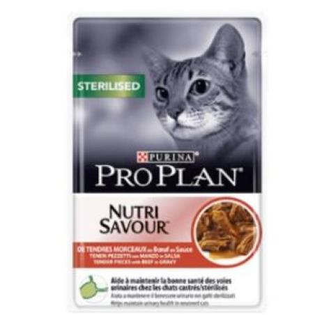 PRO PLAN FELINE STERILISED CARNE 26X85gr.