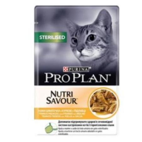 PRO PLAN FELINE STERILISED POLLO 26X85gr.