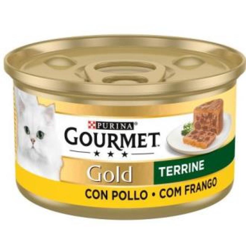 GOURMET GOLD TERRINE POLLO CAJA 24X85gr.