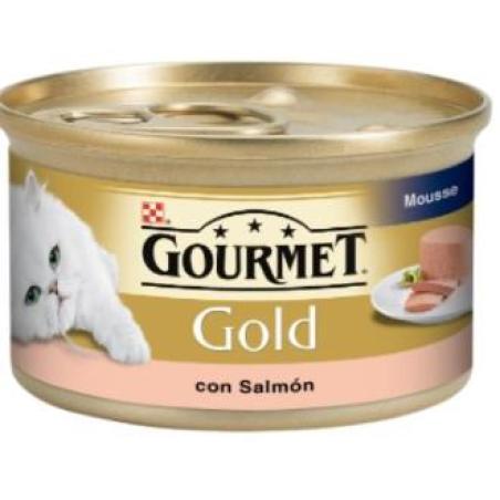 GOURMET GOLD MOUSSE SALMON CAJA 24X85gr.