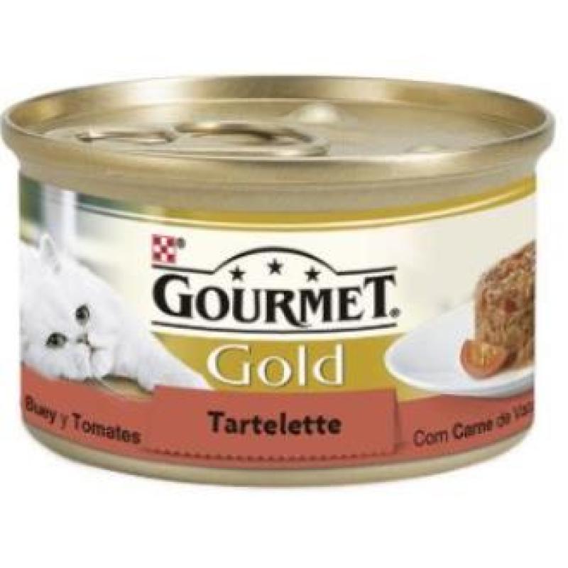 GOURMET GOLD TARTALLETTE BUEY TOMATE CAJA 24X85gr.