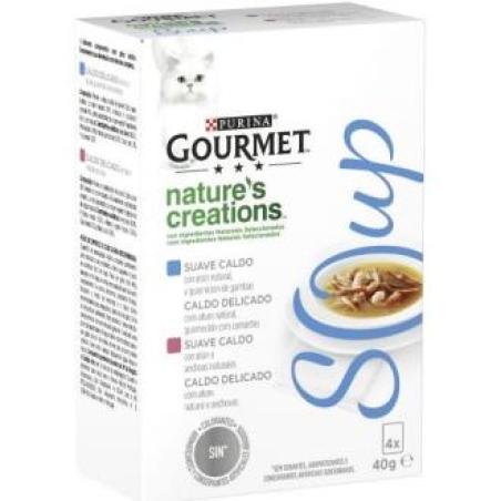 GOURMET SOUP ATUN CAJA 4X40gr.