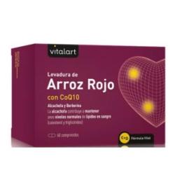 VITALART LEVADURA DE ARROZ ROJO con Q10 60comp.