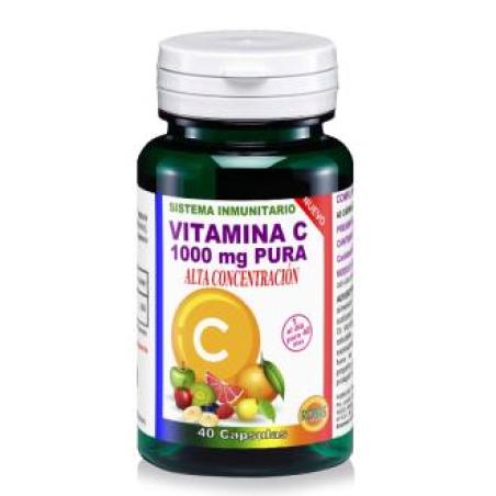 VITAMINA C PURA 1000mg. 40cap.