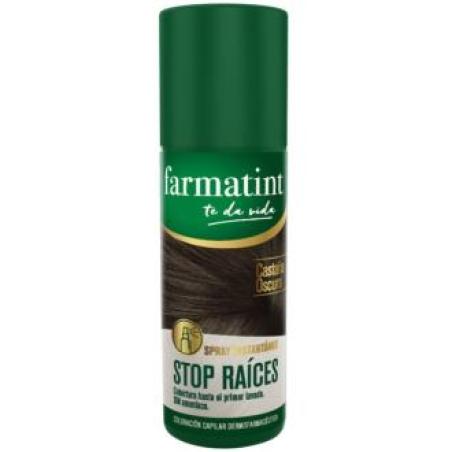 FARMATINT STOP RAICES castaño oscuro 75ml.