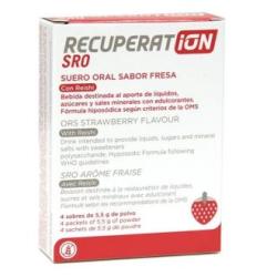 RECUPERAT-ION suero oral sabor fresa 4sbrs.