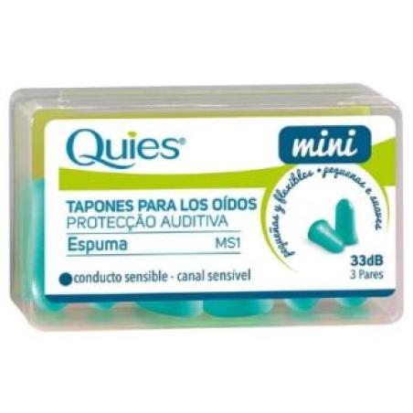 TAPONES ESPUMA mini 6ud. QUIES