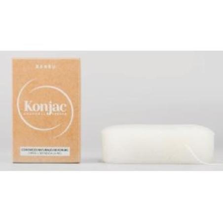 KONJAC esponja corporal exfoliante blanca 5gr.