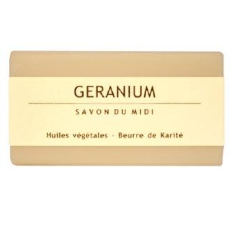 JABON EN PASTILLA de geranio 100gr. BIO