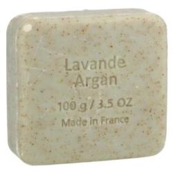 JABON EXFOLIANTE argan-lavanda pastilla 100gr. BIO