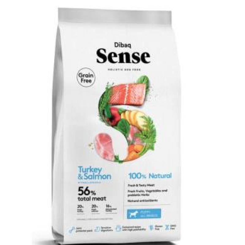 DIBAQ SENSE salmon y pavo perro puppy 12kg. SG