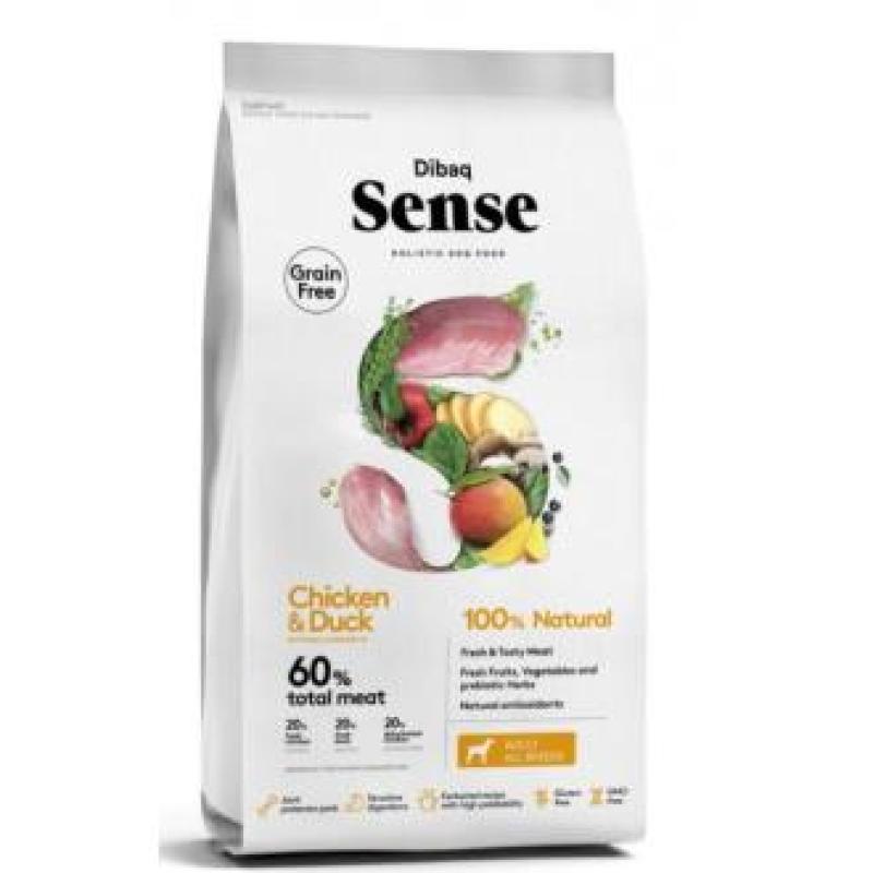 DIBAQ SENSE pollo y pato perro adulto 12kg. SG