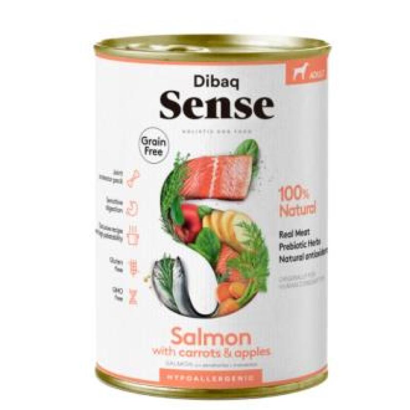 DIBAQ SENSE salmon perro adulto lata 380gr. SG