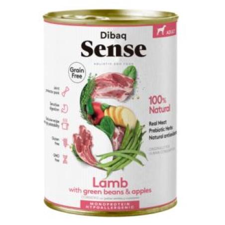 DIBAQ SENSE cordero perro adulto lata 380gr. SG