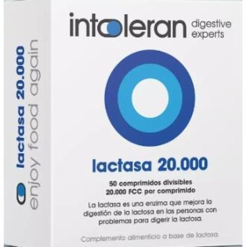 INTOLERAN lactasa 20.000 50comp.