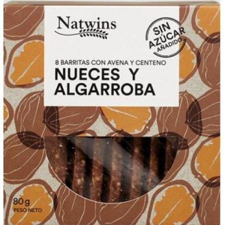 BARRITAS DE  NUECES Y ALGARROBA 80gr.