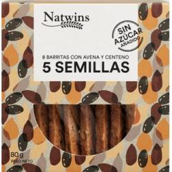 BARRITAS DE 5 SEMILLAS 80gr.