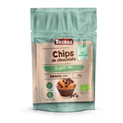 CHIPS DE CHOCOLATE NEGRO mini 200gr.  BIO SG VEGAN