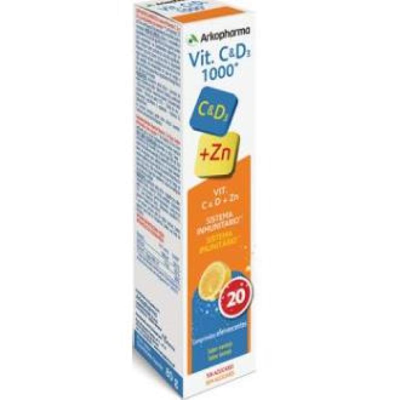 VITAMINA C+D3 1000mg 20comp.