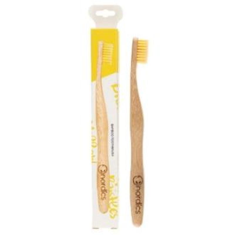 CEPILLO DENTAL BAMBU - amarillo