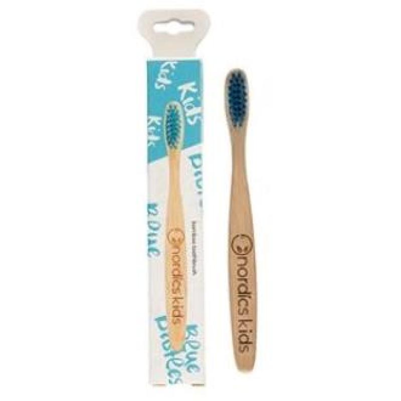 CEPILLO DENTAL BAMBU NIÑOS - azul