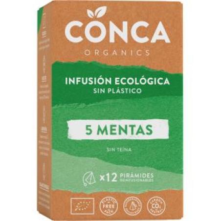 5 MENTAS infusion 12piramides. ECO