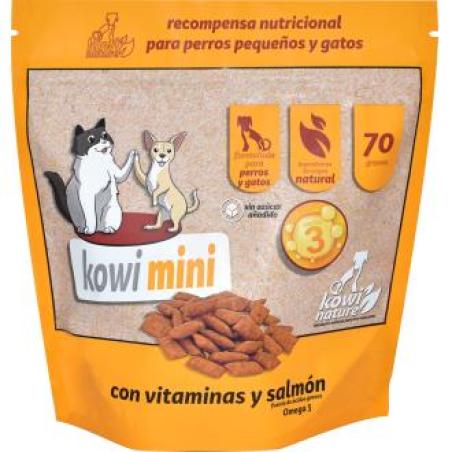 KOWI MINI con vit-salmon perros y gatos snack 70gr