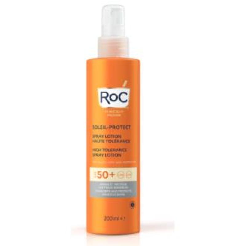 ROC SOL spray alta tolerancia SPF50 200ml.