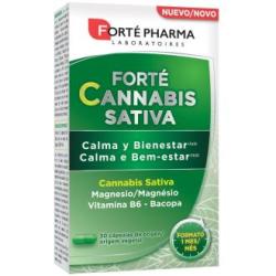 FORTE CANNABIS SATIVA  calma y bienestar 30cap.