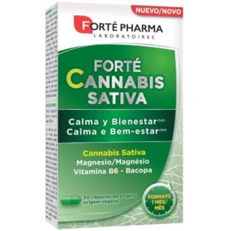 FORTE CANNABIS SATIVA  calma y bienestar 30cap.