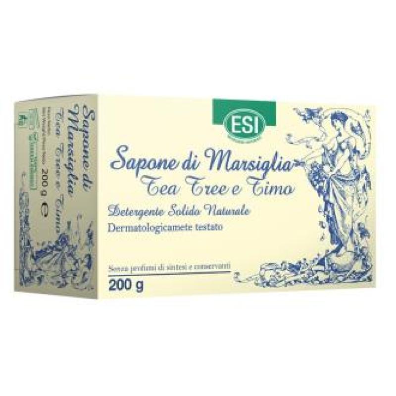 JABON DE MARSELLA arbol del te-tomillo 200gr.